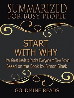 cover image of Start With Why--Summarized for Busy People